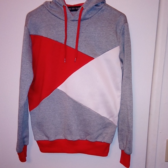 Tops - 🚫SOLD🚫Color Block Hoodie-Size Medium